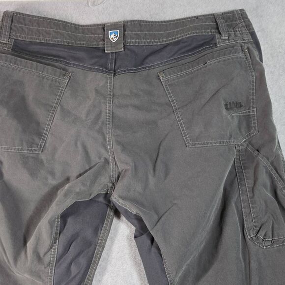 Kuhl Men’s Dark Gray Radikl Lightweight Durable Pants Size 38x32 * DAMAGED - Picture 8 of 14